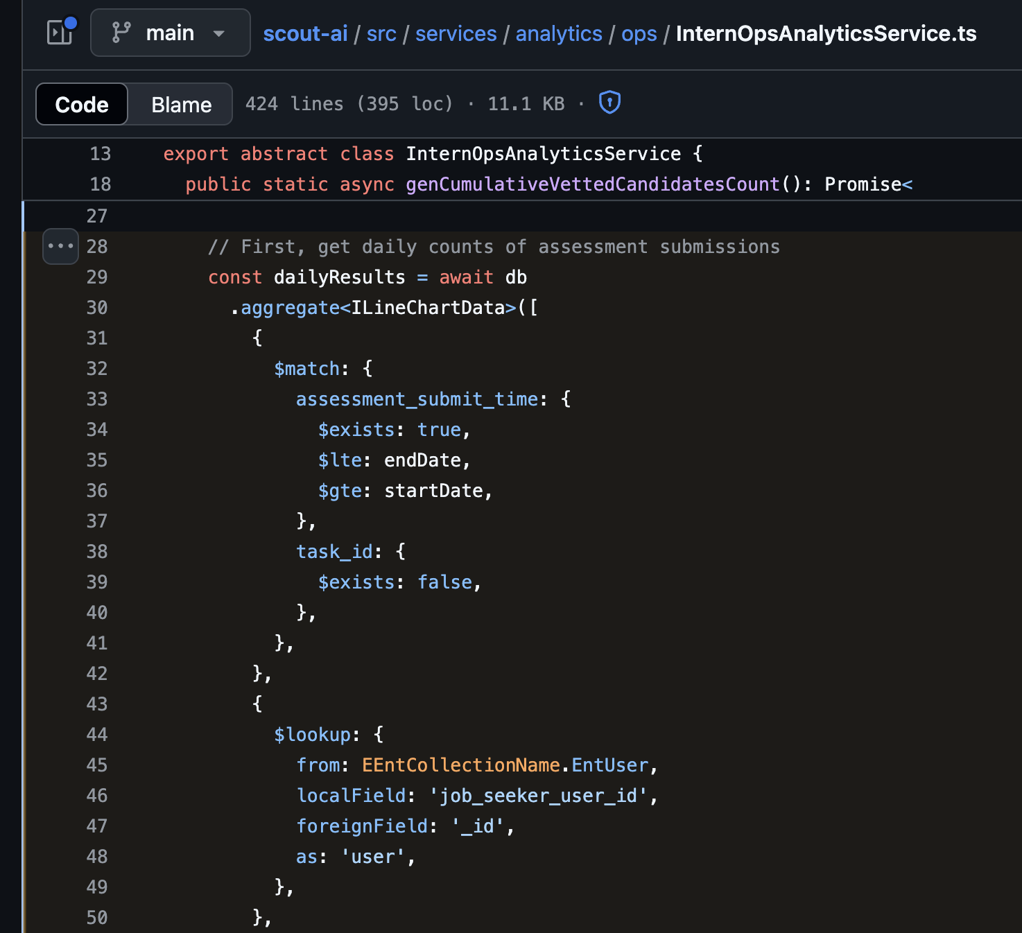 Code scanning