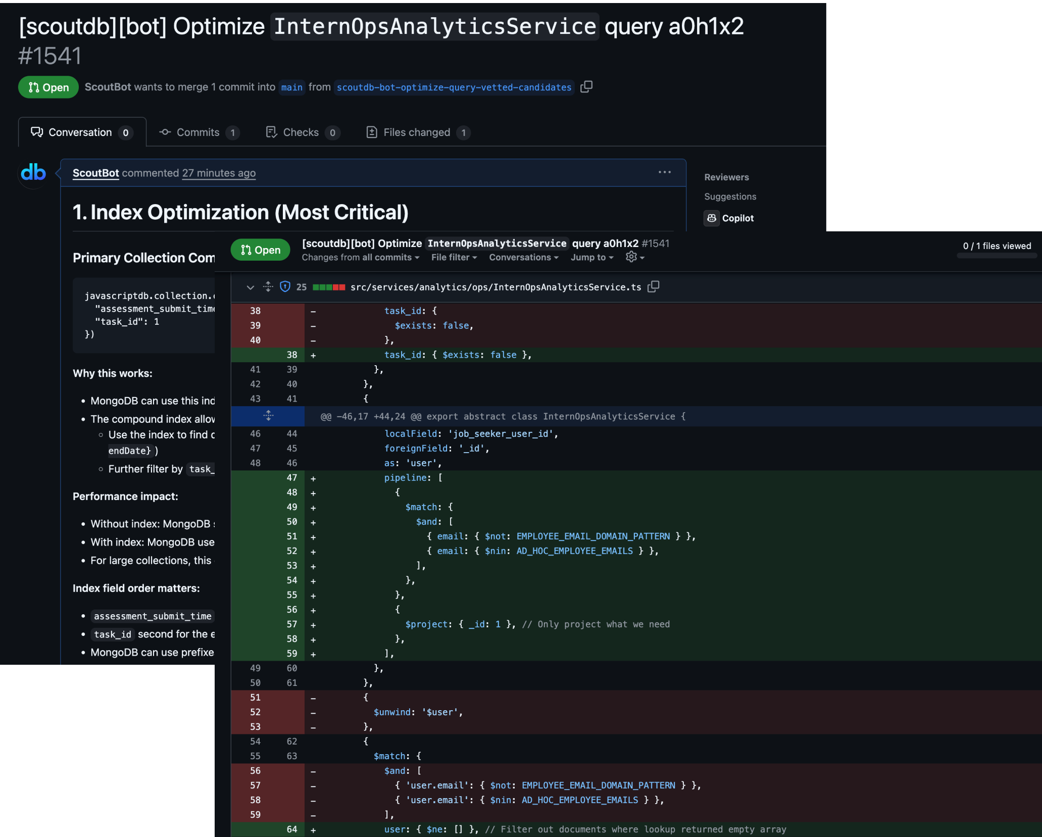 ScoutDB pull request
